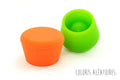 2 bouchons à vin Pulltex en silicone coloré