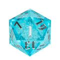 55mm Titan D20 Sharp Edge Cyan Bubbles