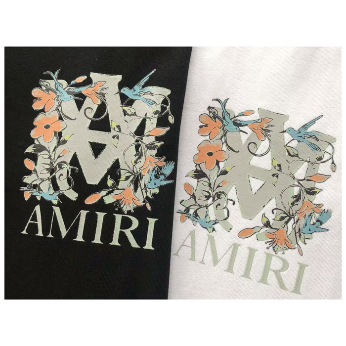 AMIRI Floral Logo-Print (T-Shirt)