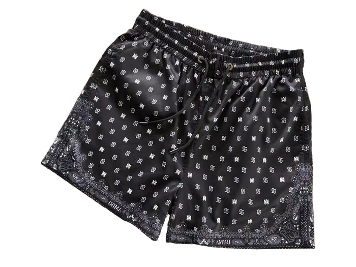 AMIRI MA Paisley Monogram Shorts