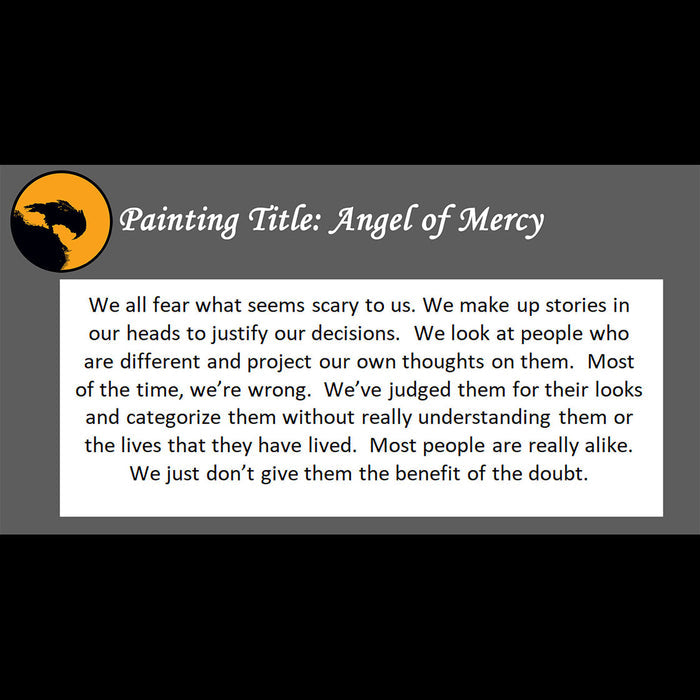 Angel of Mercy Print <br>(about seeing past differences)