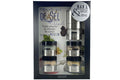Bar à sels Savor&Sens 5 saveurs + 1 moulin dévissable - 145g
