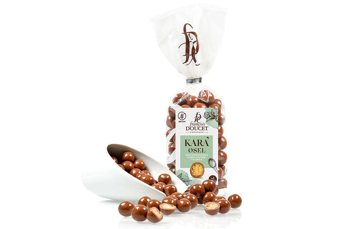 Billes de céréales soufflées chocolat caramel François Doucet Kara'Osel sachet de 200g
