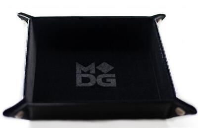 Black Velvet Folding Dice Tray (10x10)