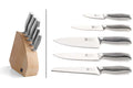 Bloc 5 couteaux de cuisine Richardson Sense tout inox