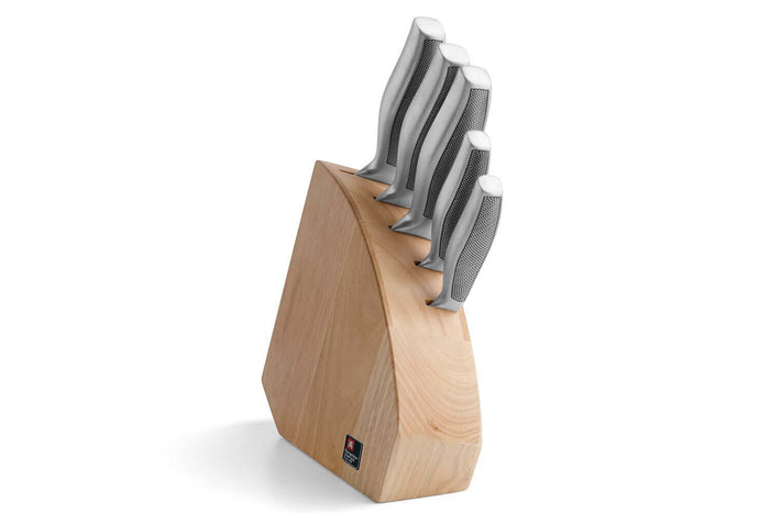 Bloc 5 couteaux de cuisine Richardson Sense tout inox