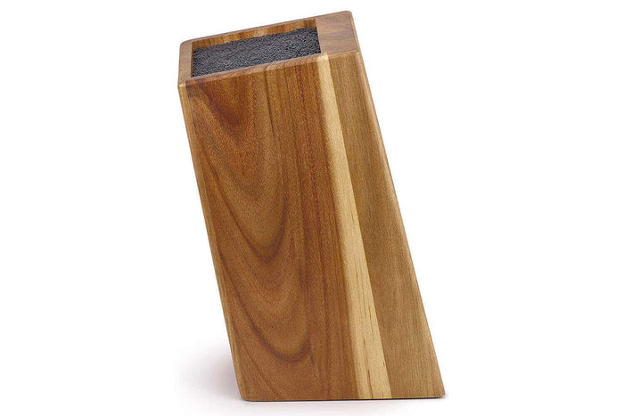 Bloc de couteaux incliné vide Beka Nomad en bois d'acacia