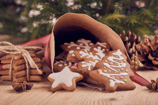 Boîte 5 découpoirs sapins Scrapcooking en polypropylène