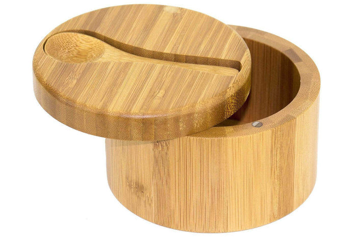 Boîte à sel de Guérande magnétique Totally Bamboo Big Dipper avec cuillère