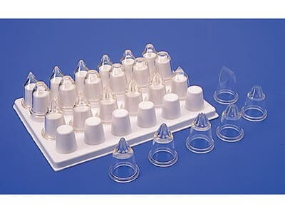 Boîte de 24 douilles choix du pâtissier Matfer en polycarbonate transparent