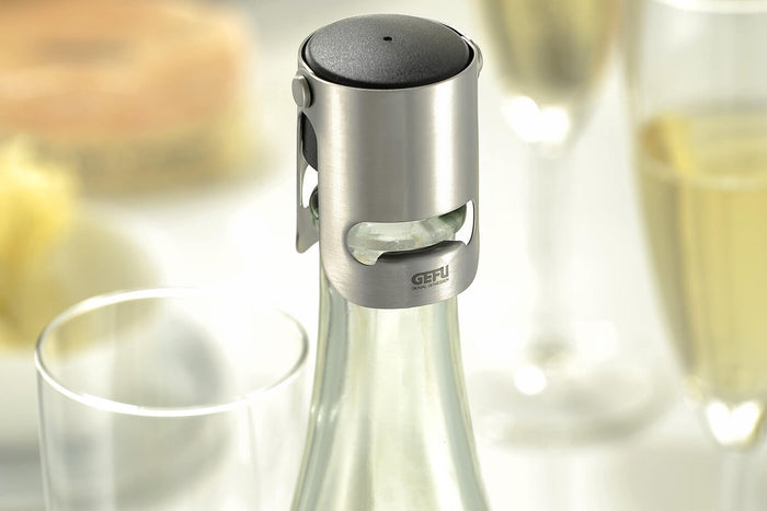 Bouchon de champagne hermétique Gefu Sparky en inox