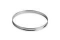 Cercle à tarte rond inox De Buyer bord roulé 20cm