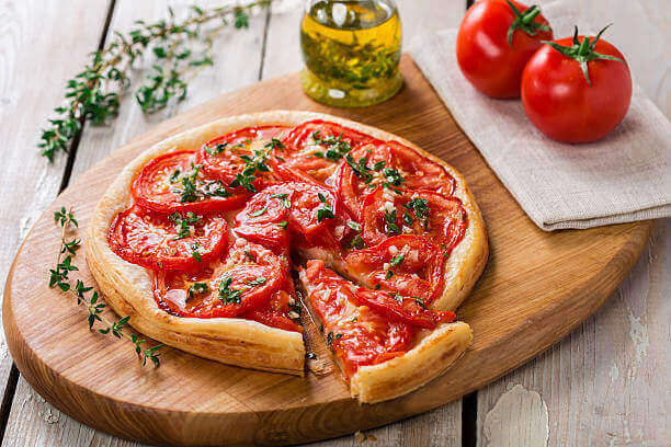 Cercle à tarte rond inox De Buyer bord roulé 20cm