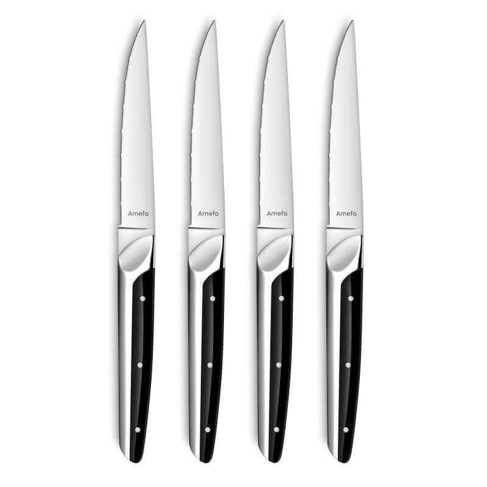 Coffret 4 couteaux à steak Amefa Emperor lame dentelée