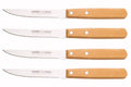 Coffret 4 couteaux à steak Nogent Les Basiques manche en bois de hêtre