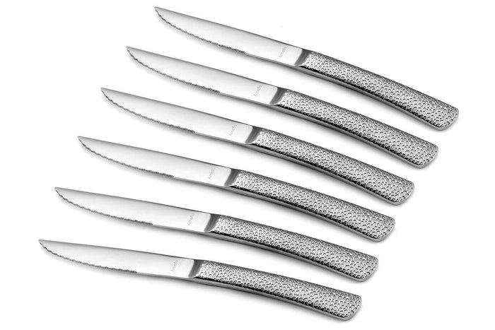 Coffret 6 couteaux à steak Amefa Bongo XL tout inox