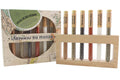 Coffret 6 épices en tube Le Monde en Tube Saveurs de nos régions + support bois