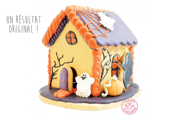 Coffret cadeau 5 découpoirs inox Scrapcooking Halloween Horror House + recette