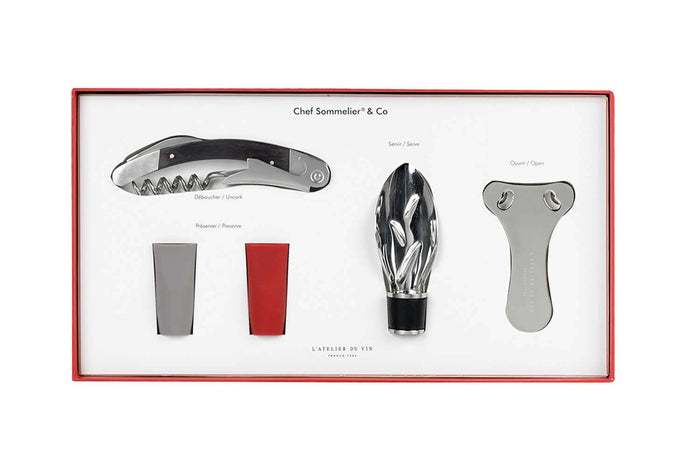 Coffret cadeau L'Atelier du vin Chef Sommelier & Co - 5 pièces