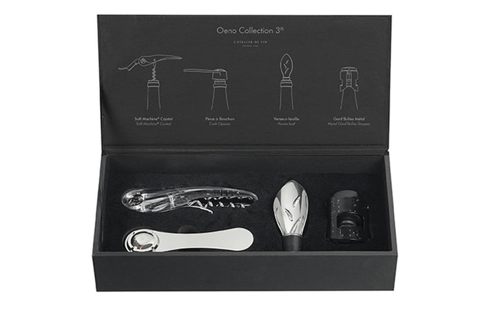Coffret cadeau oenologue L'Atelier du vin Oeno Collection 3 - 4 pièces