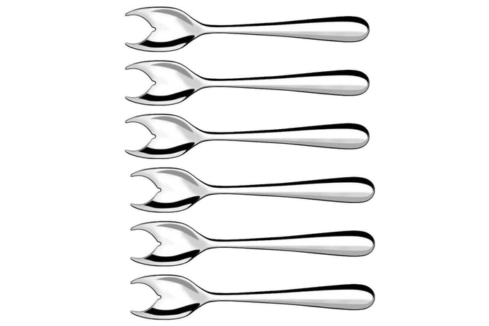Coffret de 6 fourchettes à huîtres Couzon Embruns acier 18/10 2mm
