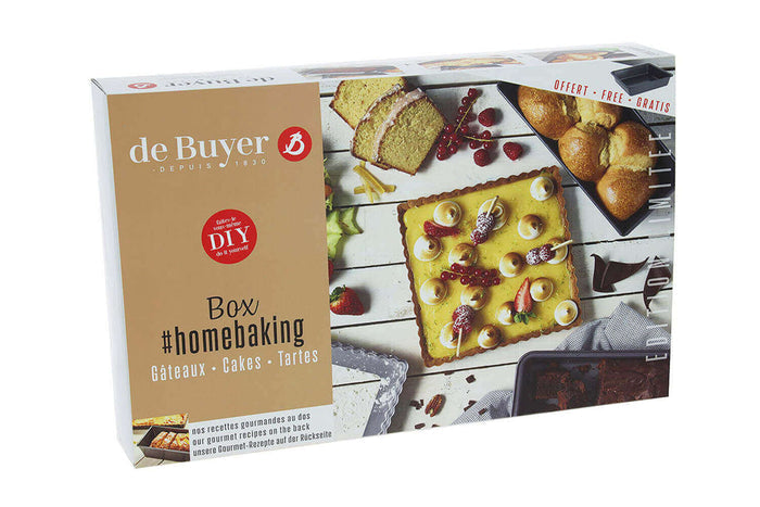 Coffret gâteau cake tarte De Buyer Homebaking 3 pièces