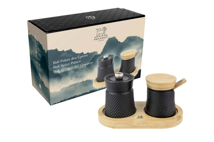 Coffret Peugeot Bali Palais des Epices avec moulin à poivre et pot à sel