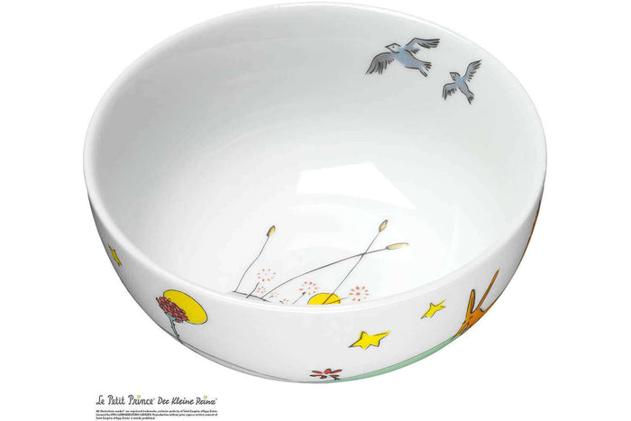 Coffret repas enfant WMF Le Petit Prince acier inox 18/10 et porcelaine