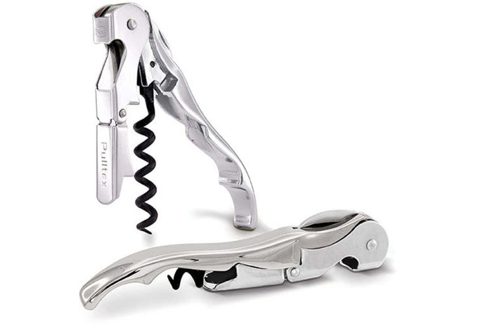 Coffret tire bouchon Pulltex + étui + boite de rangement Chrome