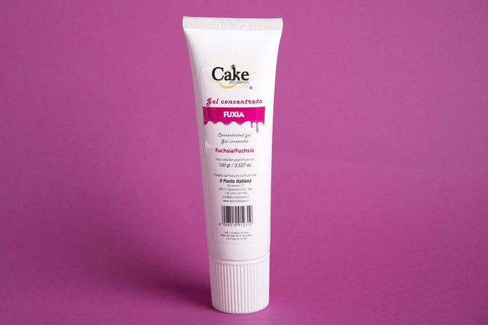 Colorant alimentaire tube gel fuchsia 100g