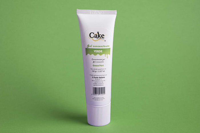 Colorant alimentaire tube gel vert 100g