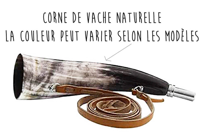 Corne d'appel Elless ronde cintrée corne de vache 27cm