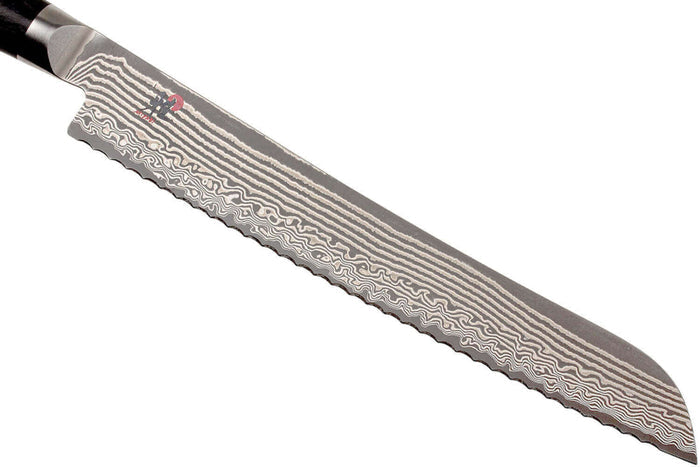Couteau à pain japonais Miyabi 5000FCD lame 24cm damas 48 couches manche pakkawood