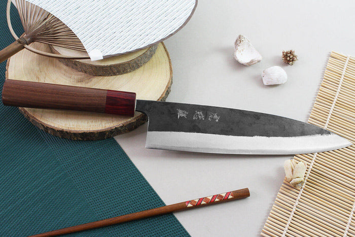 Couteau de chef japonais artisanal Wusaki Yuzo BS2 21cm