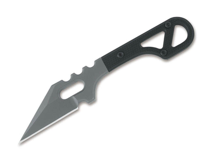 Couteau de cou Black Fox BF728 Spike G10 4cm + étui
