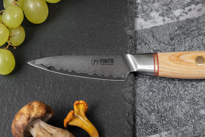Couteau d'office Fukito Pakka San Mai 9cm