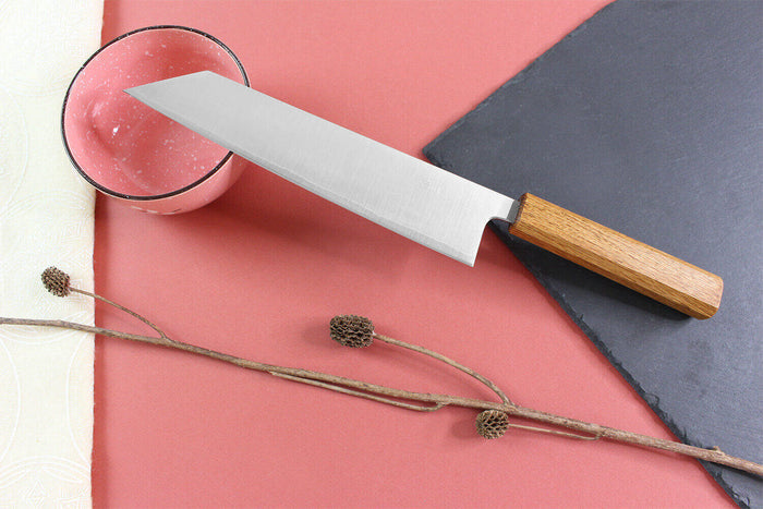 Couteau kiritsuke japonais artisanal Wusaki Migaki G3 21cm