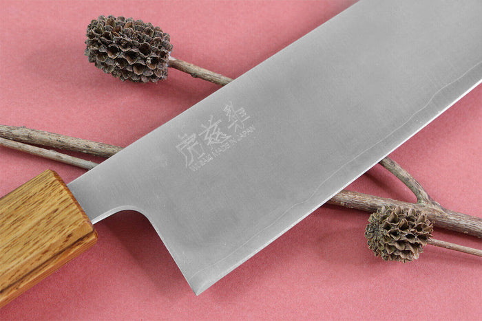 Couteau kiritsuke japonais artisanal Wusaki Migaki G3 21cm