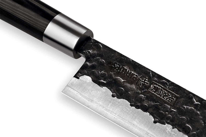 Couteau nakiri Samura Blacksmith martelé 17cm