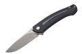 Couteau pliant MKM Arvenis By FOX Knives MK.FX01MGGY manche en G10 noir/Alu gris 12cm+ étui