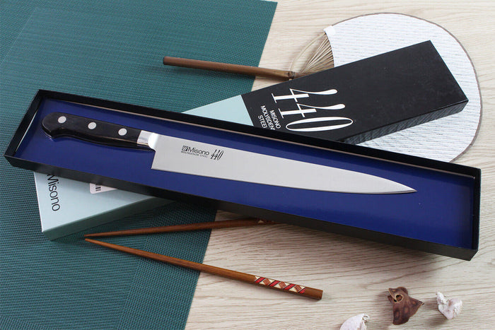 Couteau sujihiki japonais Misono 440 24cm