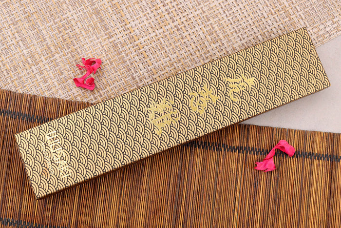 Couteau universel japonais artisanal Wusaki Nogami BS2 12.5cm manche en noyer