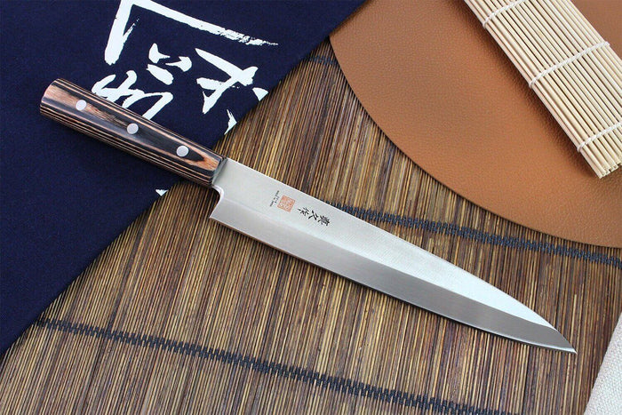 Couteau yanagiba MAC Japanese 22.5cm manche pakka