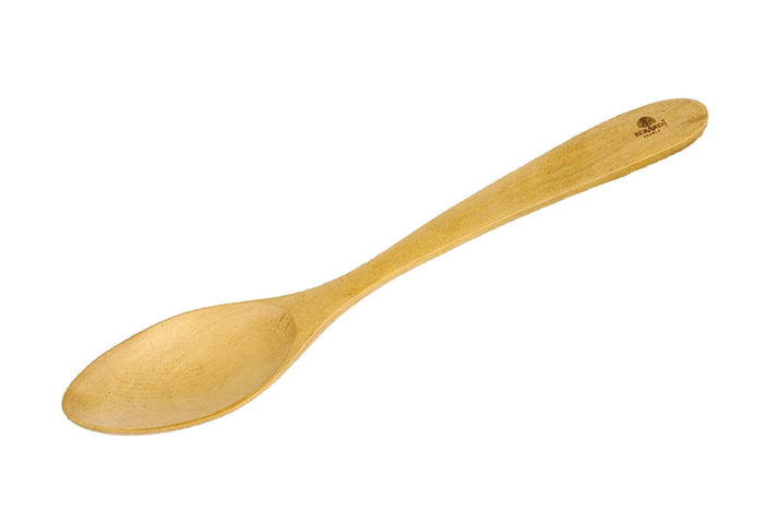 Couverts à salade courbés Bérard Contour faits main en olivier 30cm