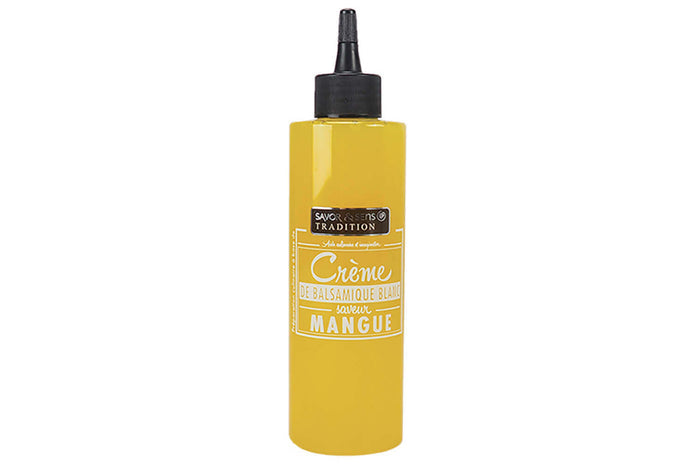 Crème balsamique blanc Savor&Sens saveur mangue 20cl