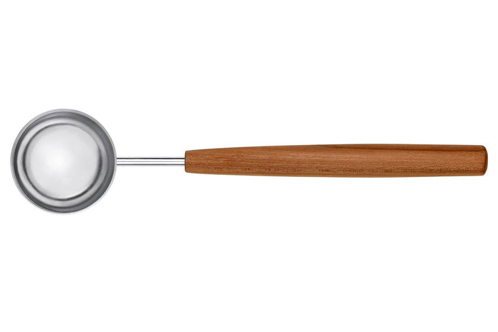 Cuillère doseuse à café Triangle Sense 15ml en inox manche prunier