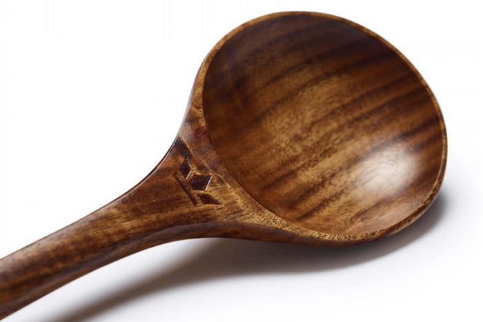 Cuillère pour goûter et servir Dutchdeluxes bois d'acacia 33,5 x 7,8cm