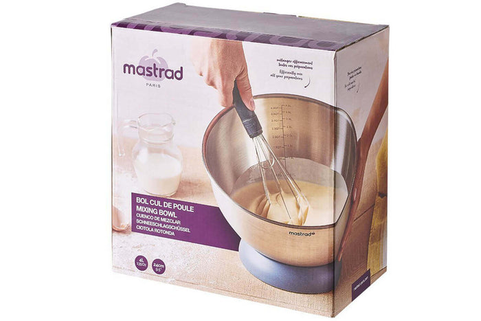 Cul de poule Mastrad 24cm en inox à base antidérapante amovible