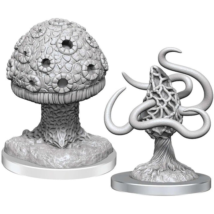 D&D Unpainted Shrieker & Violet Fungus