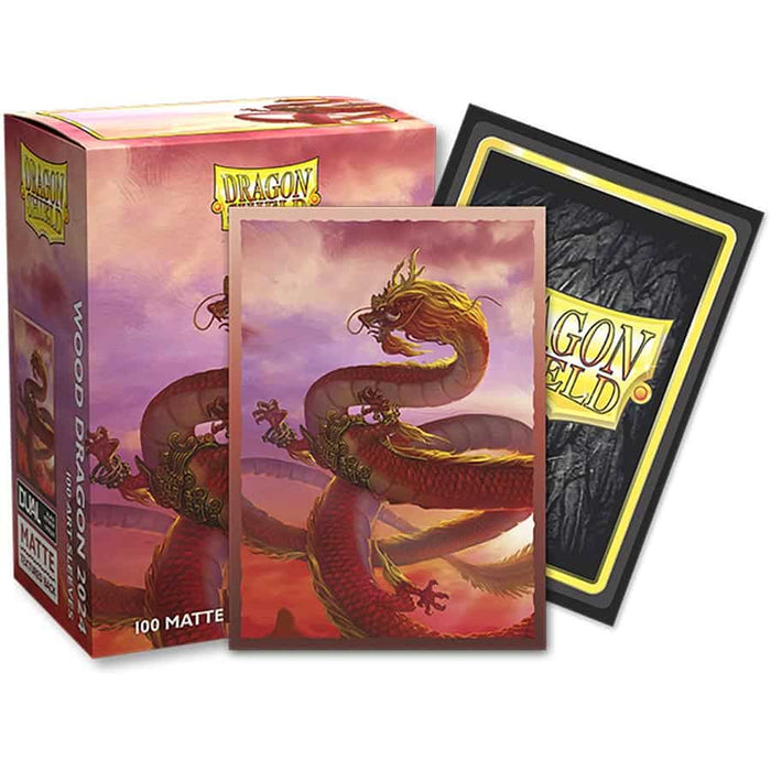 Dragon Shield: Dual Matte Sleeve Chinese New Year Wood Dragon 2024